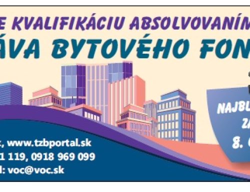 Otvárame kurz Správa bytového fondu